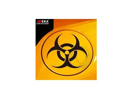 Nálepka na auto - logo Resident Evil (Černá)