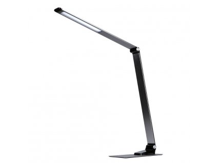 Solight LED stolní lampička stmívatelná, 11W, změna chromatičnosti, broušený hliník, stříbrná + Dárek zdarma