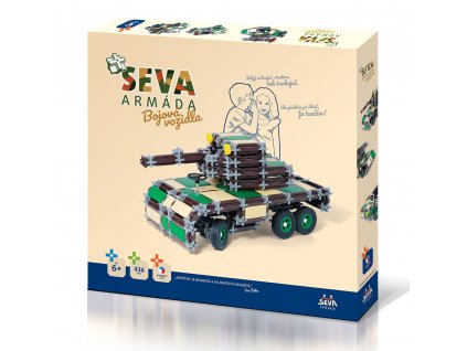 Stavebnice SEVA ARMÁDA - Bojová vozidla