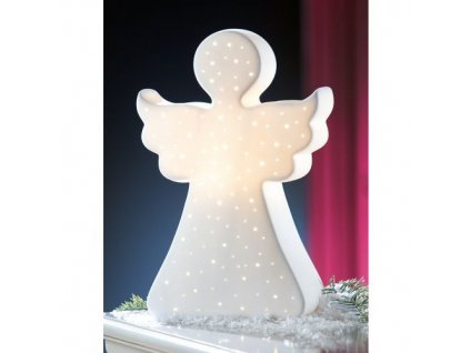 Porcelánová lampa - andílek velký
