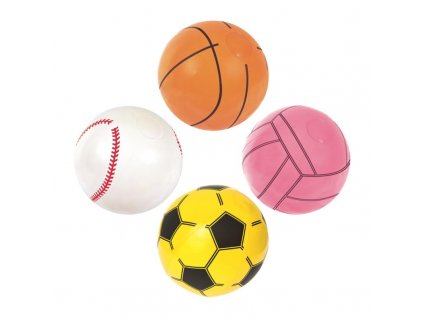 Nafukovací míč SPORT - mix 4 druhy, 41cm