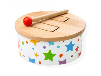 Bigjigs Toys Dřevěný bubínek star