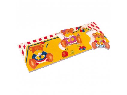 Puzzle na desce - medvědi