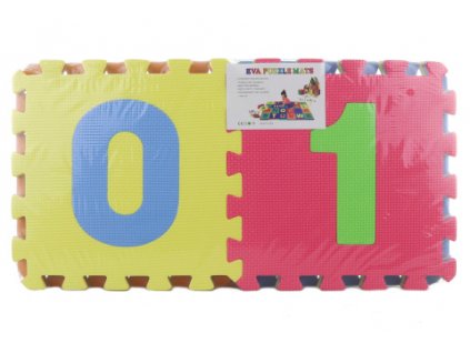 Pěnové puzzle 16ks počítání