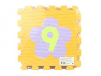 Pěnové puzzle 9 ks čísla