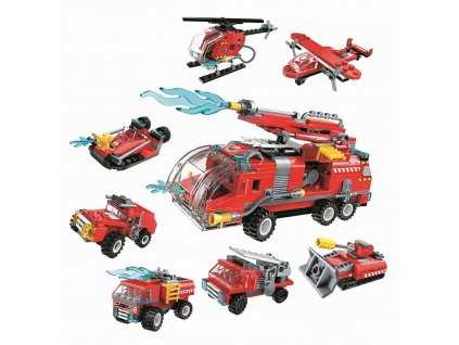 Qman Water Cannon Fire Truck 1805 sada 8v1