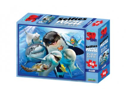 3D Puzzle Podmořské selfie 48 dílků