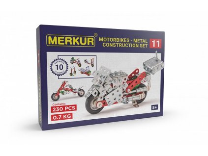 Merkur 011 Motocykl, 230 dílů, 10 modelů