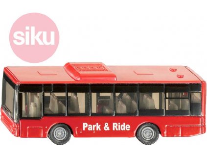 SIKU Autobus městský červený kovový 1021