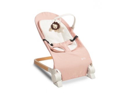Kojenecké lehátko, ergonomické Pine - růžové