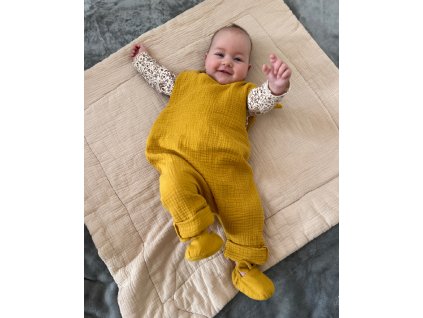 Rastúce mušelínové nohavice