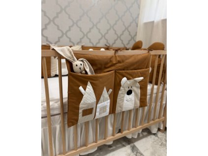 Organizér na postieľku - Macko