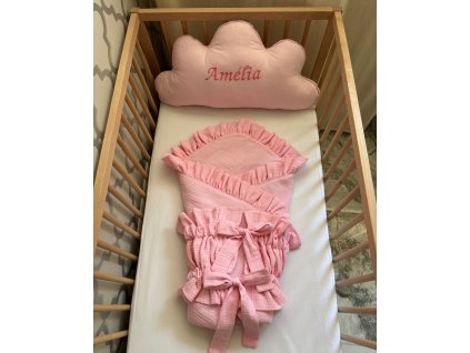 Mušelínová zavinovačka s riasením