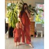 Matchy mušelínový set - nohavicový set pre maminku a dieťatko
