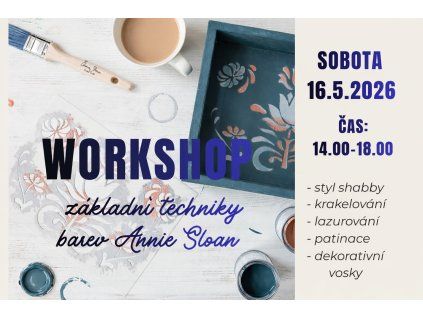 Workshop na techniky barev Annie Sloan