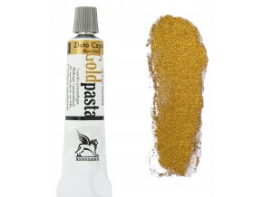 Zlata pasta Renesans Gold Metalicka pasta s retusovanim 20 ml 5 CISTE ZLATO