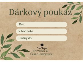 Dárkový poukaz