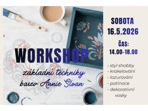 Workshop na techniky barev Annie Sloan