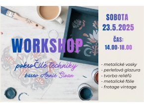 Workshop pokročilé  techniky  23.5.2026
