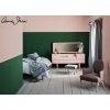 Antoinette and Amsterdam Green bedroom, mid century modern, Wall Paint, Paris Grey floorboards, Linen Union image 1