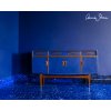 Napoleonic Blue Gloss floor and Matt GPlan cabinet image 5