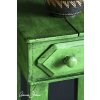 Antibes Green side table, Black Wax, Graphite Wall Paint Image 2