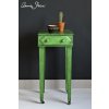 Antibes Green side table, Black Wax, Graphite Wall Paint Image 1 (1)