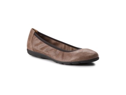 CAPRICE baleríny 9-22150-21 Taupe Reptile 346