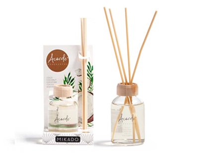 KOKOS, tyčinkový aroma difuzér, 50ml