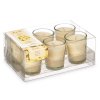VANILKA, 6 ks svíček ve skle, prémiové