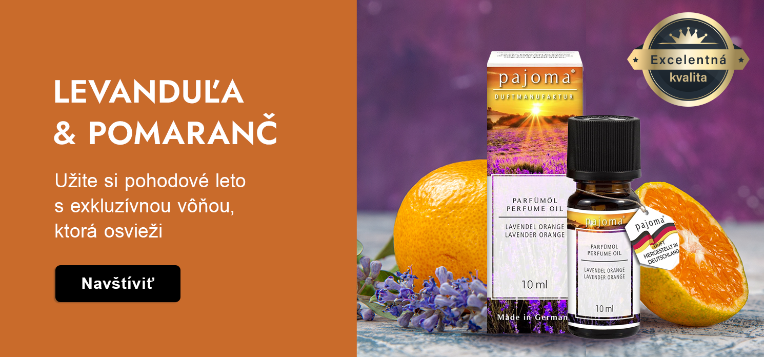 Levandule a pomeranč
