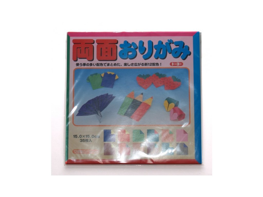 Japonské origami 15 x 15 cm