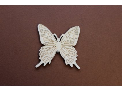 Dřevěný výřez Motýl 55 mm - motiv 1