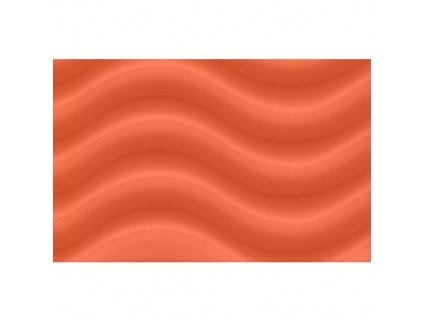 Vlnitá lepenka oranžová 3D 50 x 70 cm