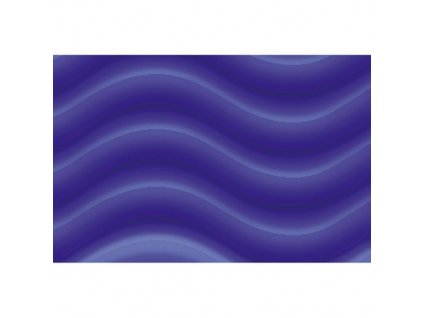 Vlnitá lepenka modrá tmavá 3D 50 x 70 cm