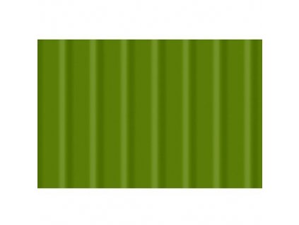 Vlnitá lepenka zelená jarní 50 x 70 cm