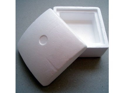 Krabička polystyren čtvercová