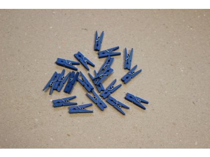 Kolíčky modré 25 mm