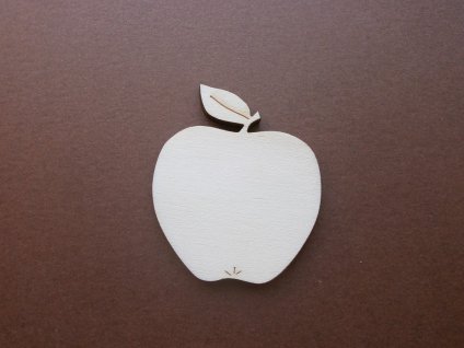 Dřevěný výřez Jablko 55 mm