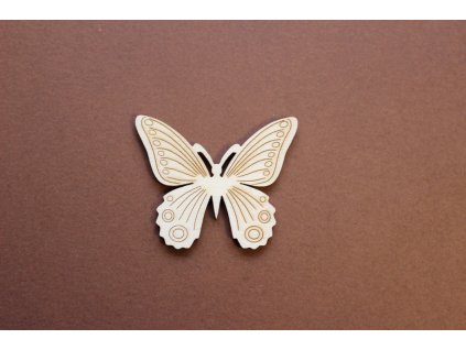 Dřevěný výřez Motýl 55 mm - motiv 2