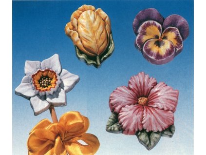 Forma na sádrové odlitky květiny