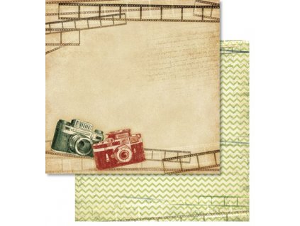Papír na scrapbook Fotoaparát