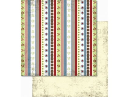Papír na scrapbook Retro