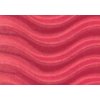 Vlnitá lepenka červená 3D 50 x 70 cm