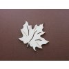 Dřevěný výřez List javor 55 mm
