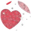 Designpapír FANCY A4 srdce