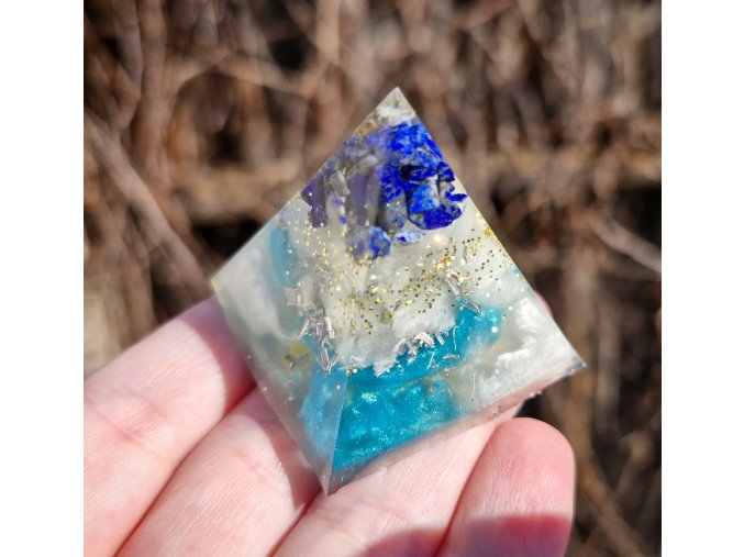 Pyramida lapis lazuli mini