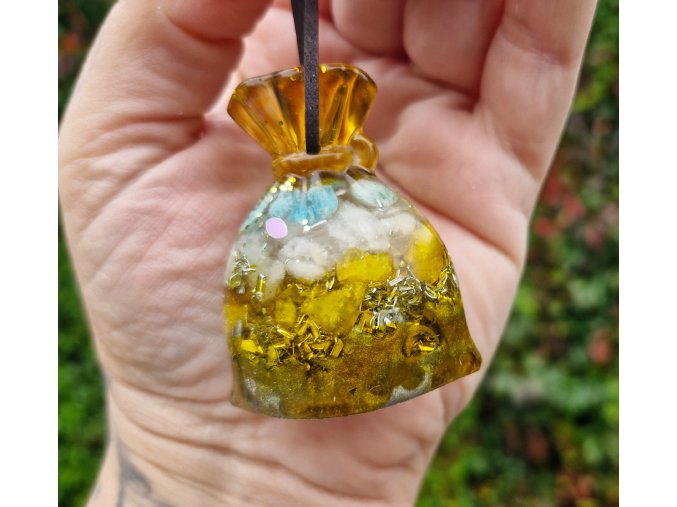 PYTLÍČEK ŠTĚSTÍ A OCHRANY - howlit,křišťál