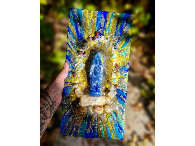 PANENKA MARIE - velice silný, plastický, orgonitový obraz