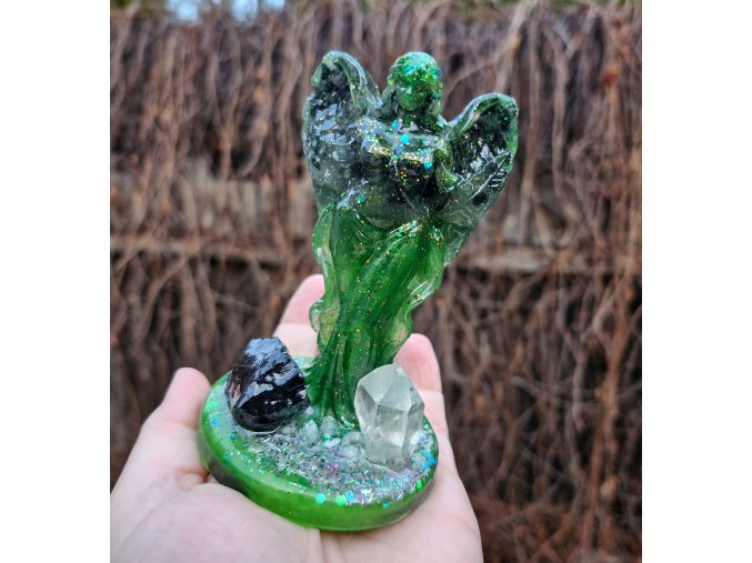 Andělka - Léčení, šungit, křišťál